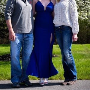 Royal Blue prom dress